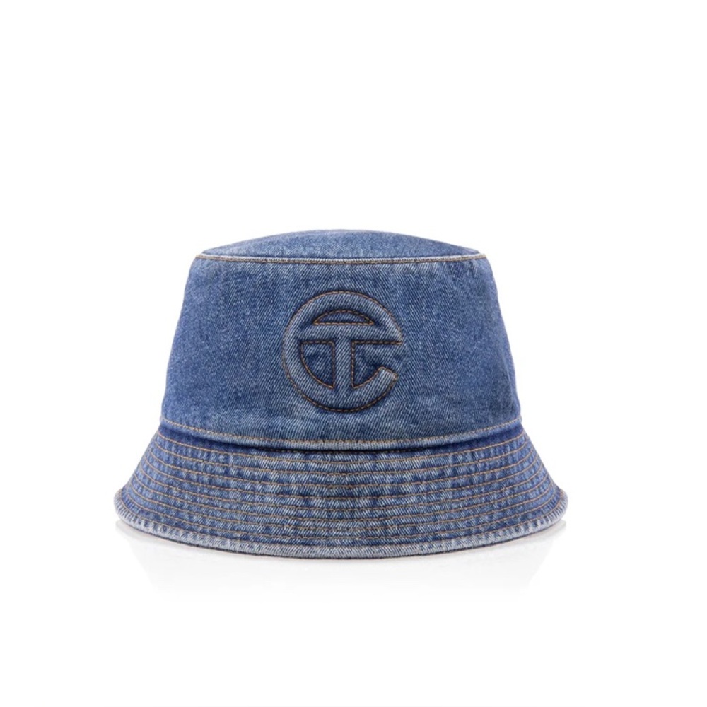 Telfar Blue Denim Bucket Hat S/M